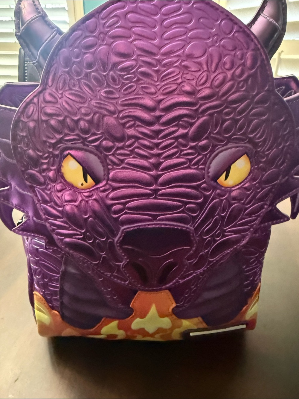 Loungefly Purple Dragon Mini Backpack (Books-A-Million Exclusive) New With Tags - Picture 2 of 7